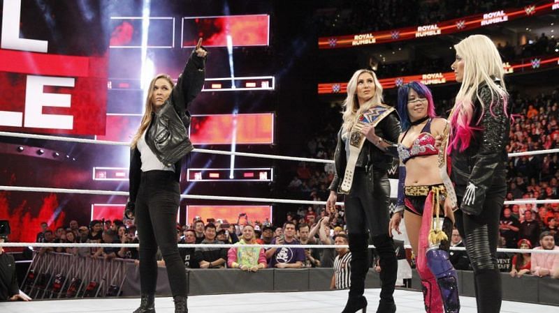 Ronda Rousey announced her arrival to the WWE Universe at 2018's Royal Rumble show